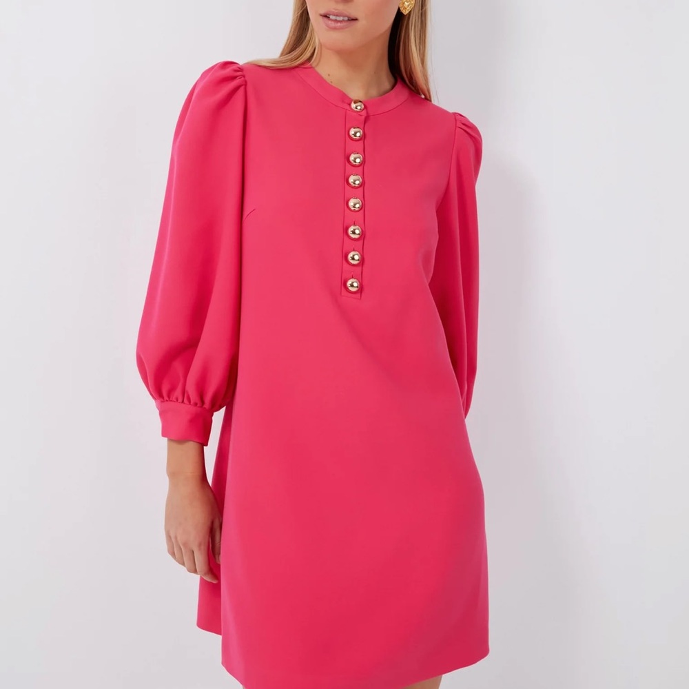 Pomander Place Cerise Pink Samantha Mini Dress
